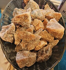 Orange Calcite palm size chunk