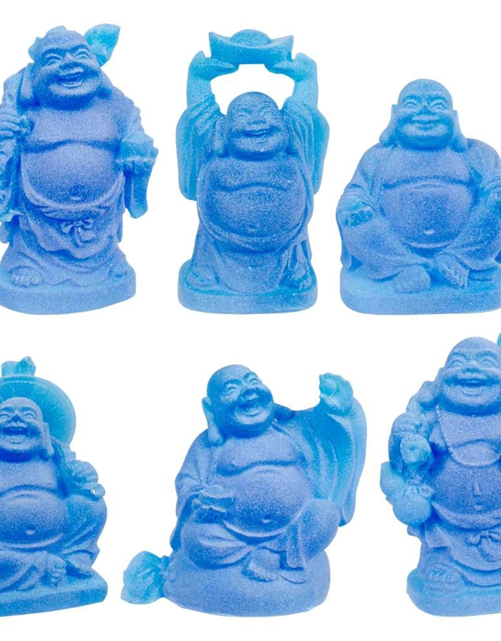 POLYRESIN BUDDHA-BLUE 1″H