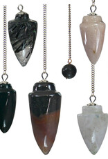 Mixed Gemstone Drop Pendulum