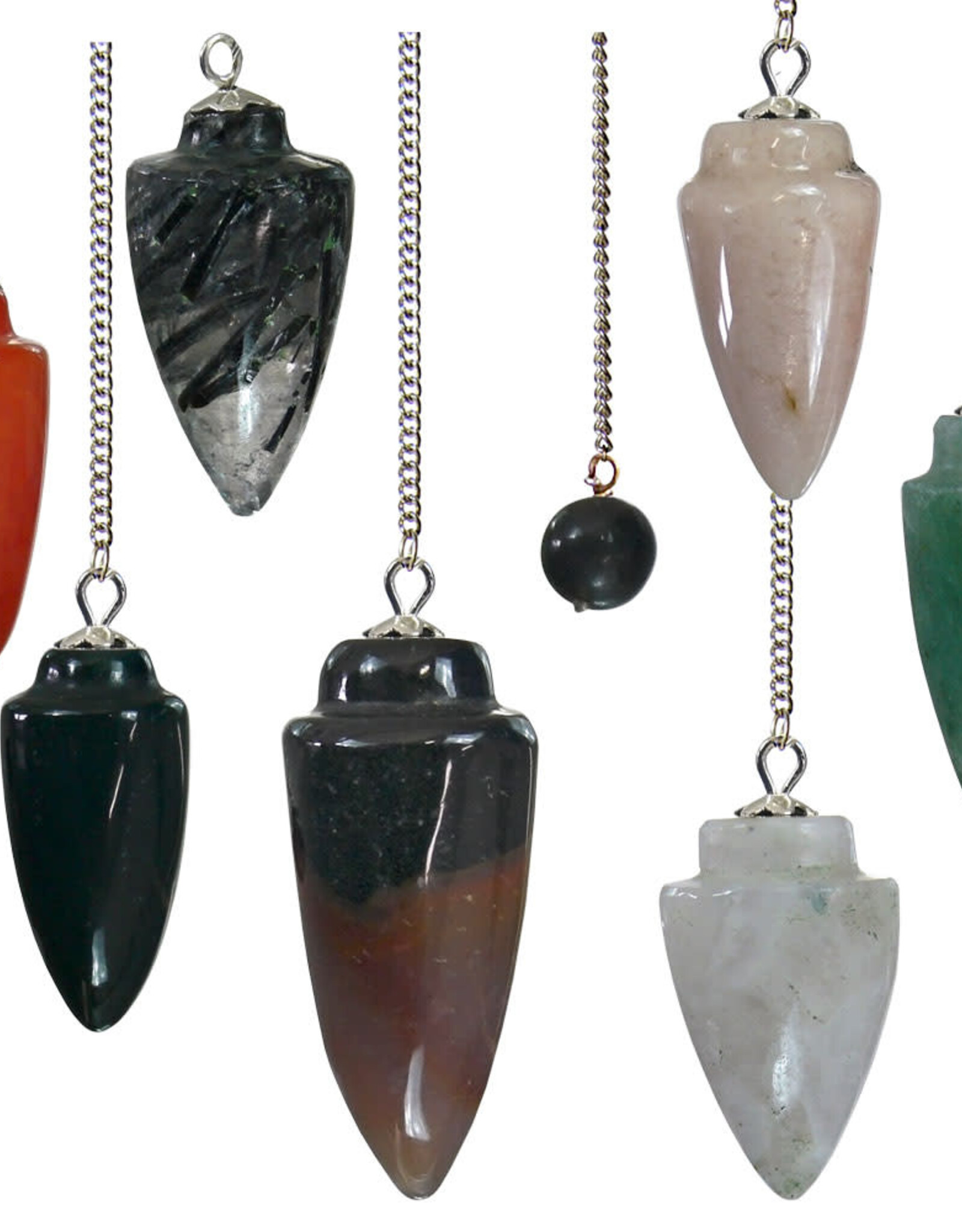 Mixed Gemstone Drop Pendulum