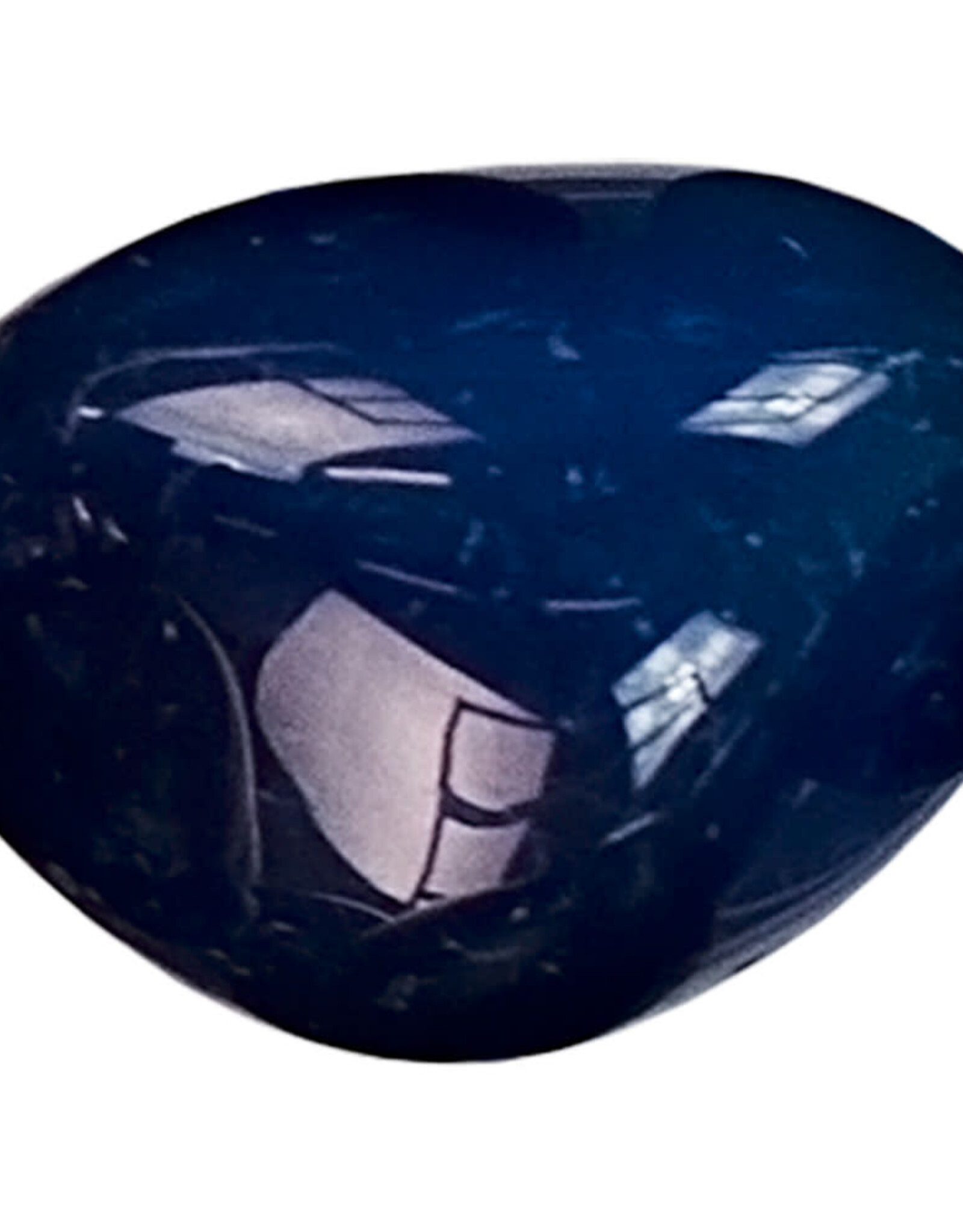 BLUE ONYX-TUMBLED STONE DYED