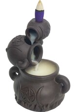 Backflow Cone Burner Triple Cauldrons 3.25x5.25in