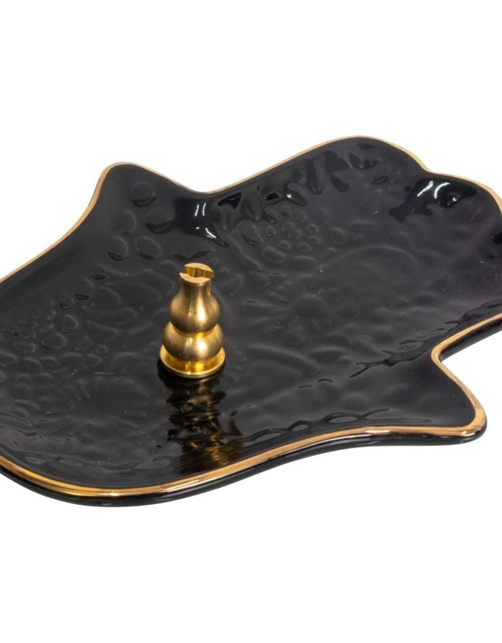 INCENSE BURNER-CERAMIC-FATIMA HAND