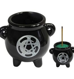 CERAMIC-MINI CAULDRON-2.5″DIA X 2.5″H