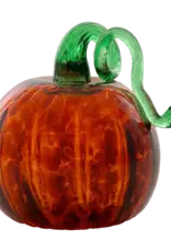 6" Round Pumpkin - Glass Art