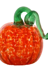 6" Round Pumpkin - Glass Art