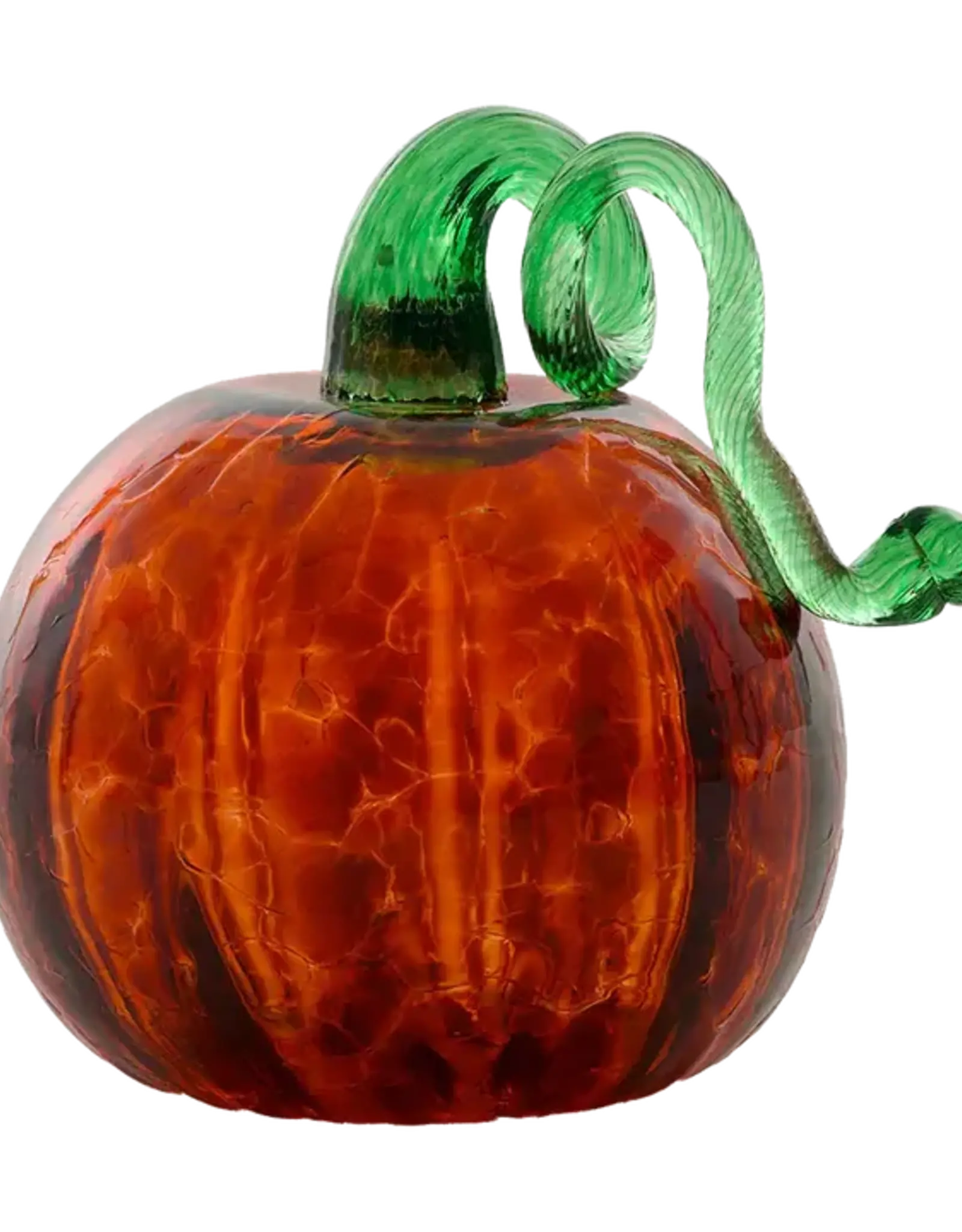 3" Round Pumpkin - Glass Art