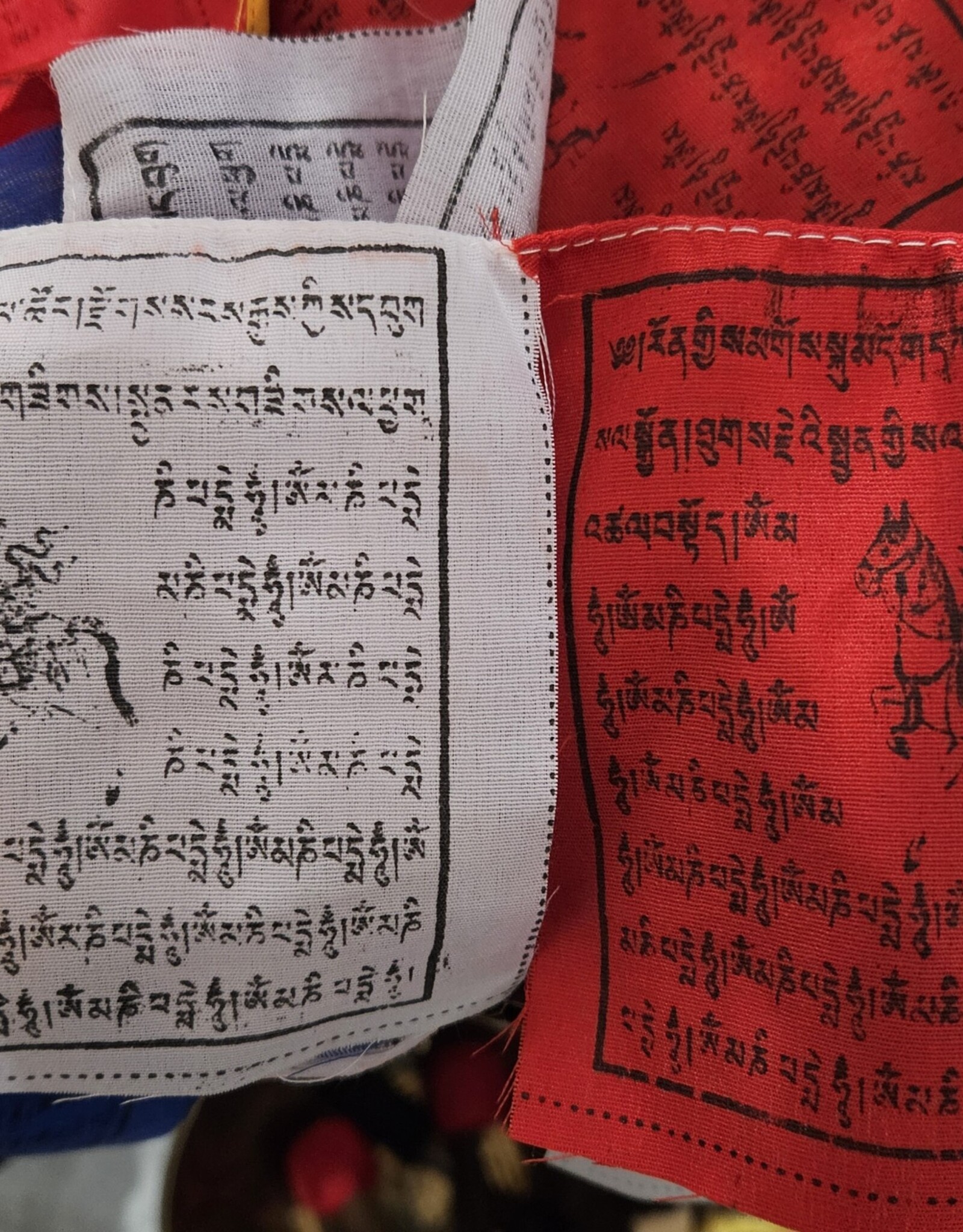 Medium Traditional Tibetan Prayer Flags