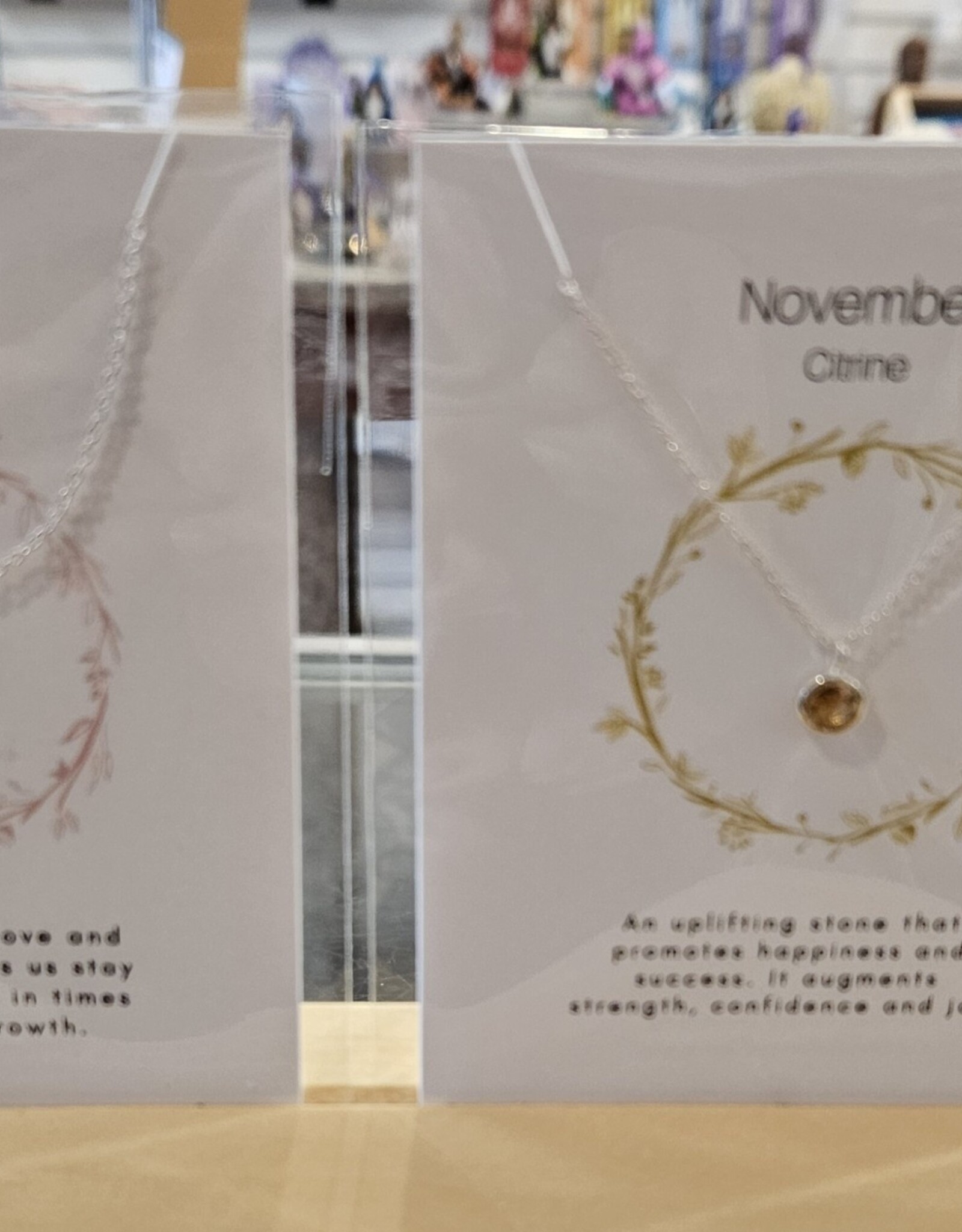 Birthstone Necklace - Designed in Canada