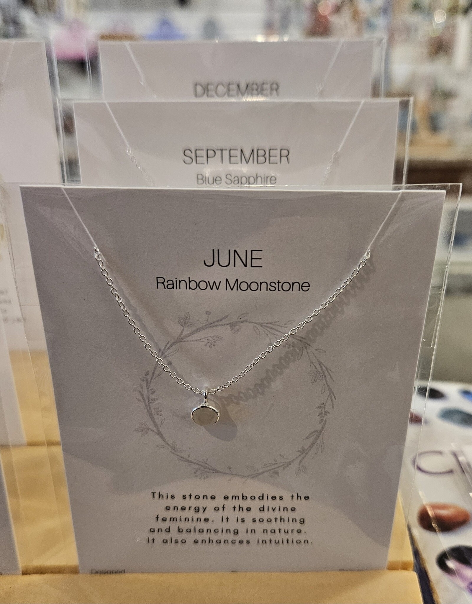 Birthstone Necklace - Designed in Canada