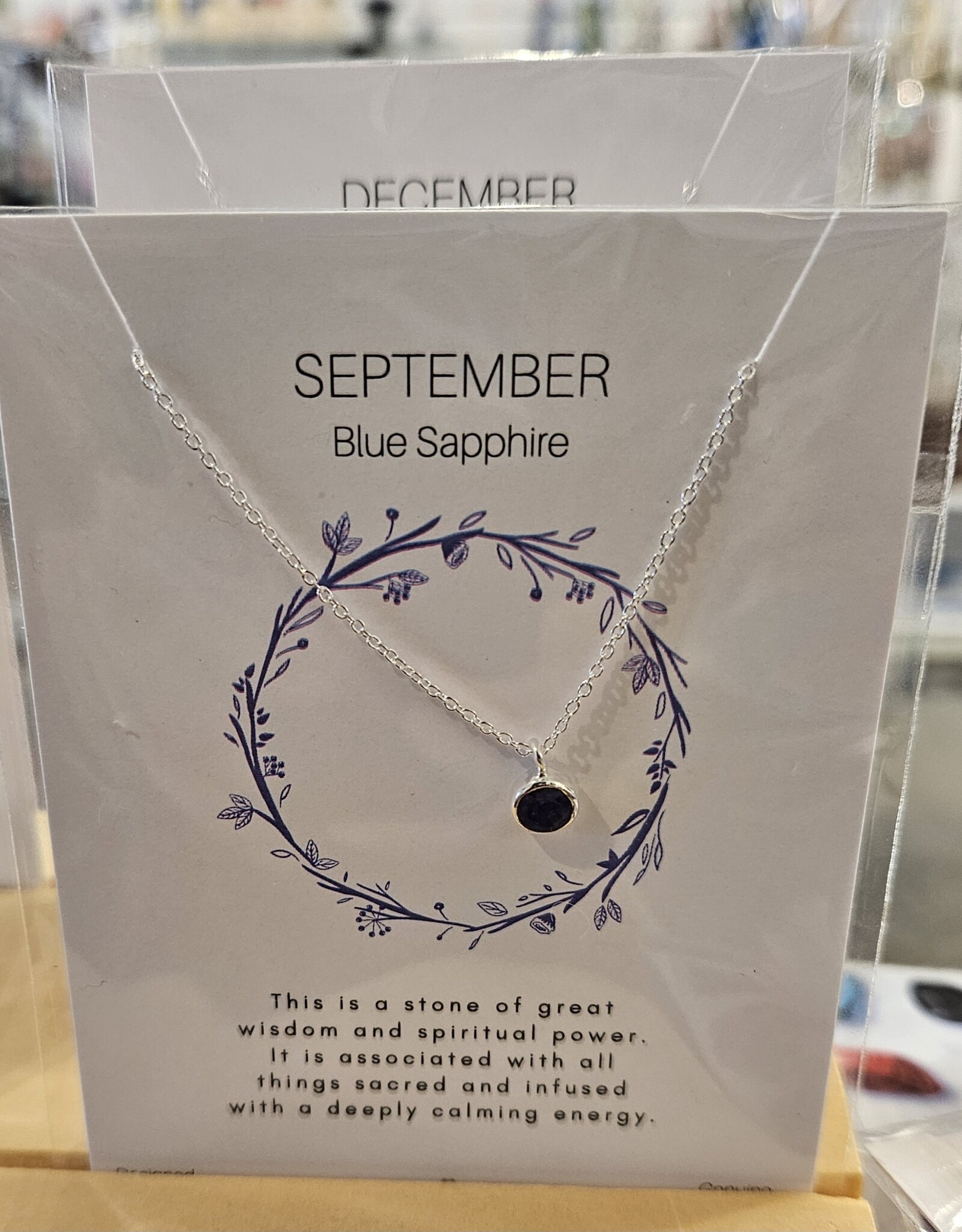 Birthstone Necklace - Designed in Canada