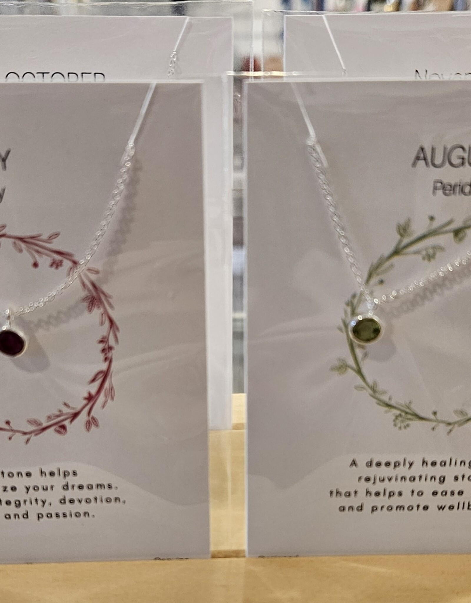 Birthstone Necklace - Designed in Canada