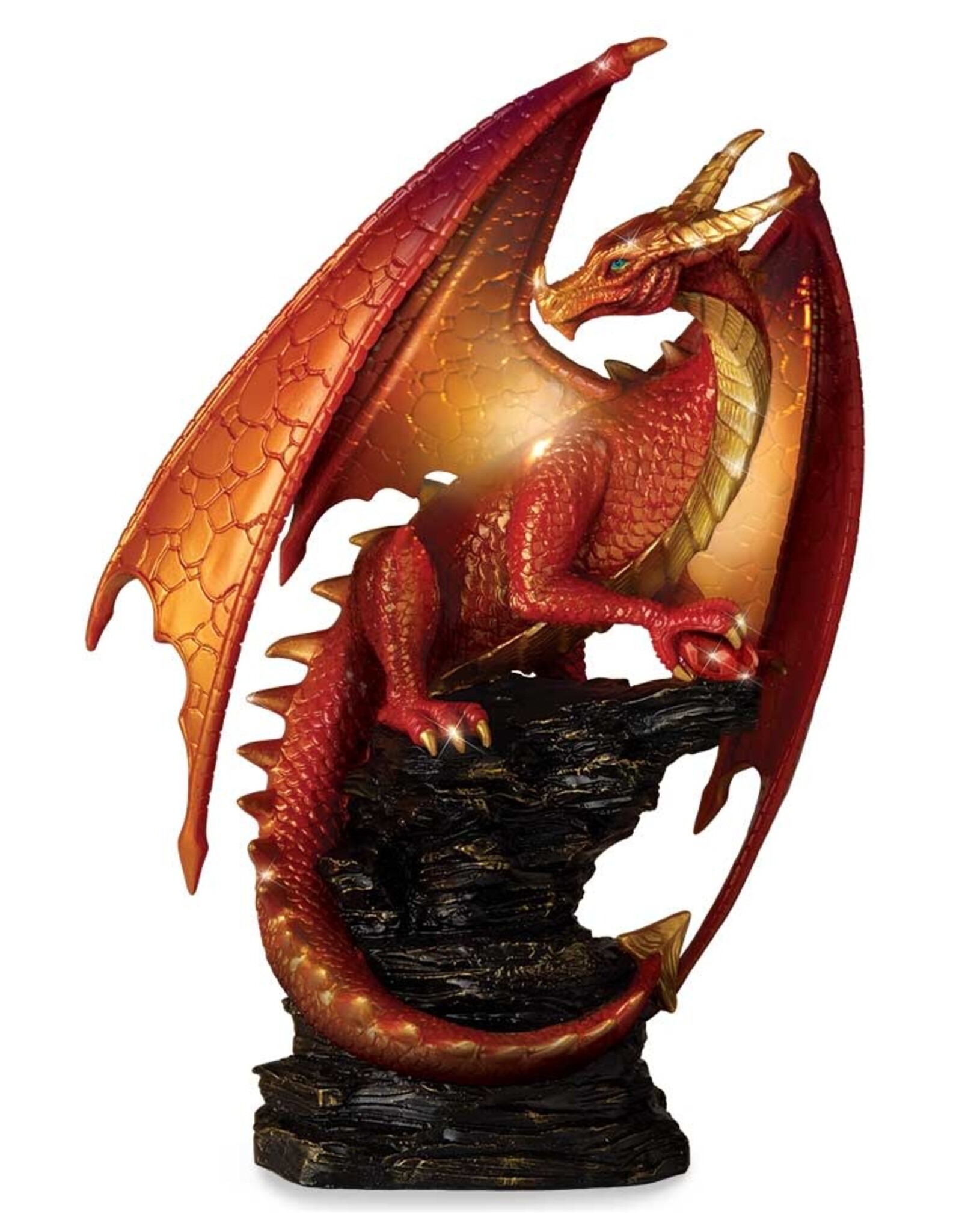 ILLUMINATED DRAGON SCULPTURE