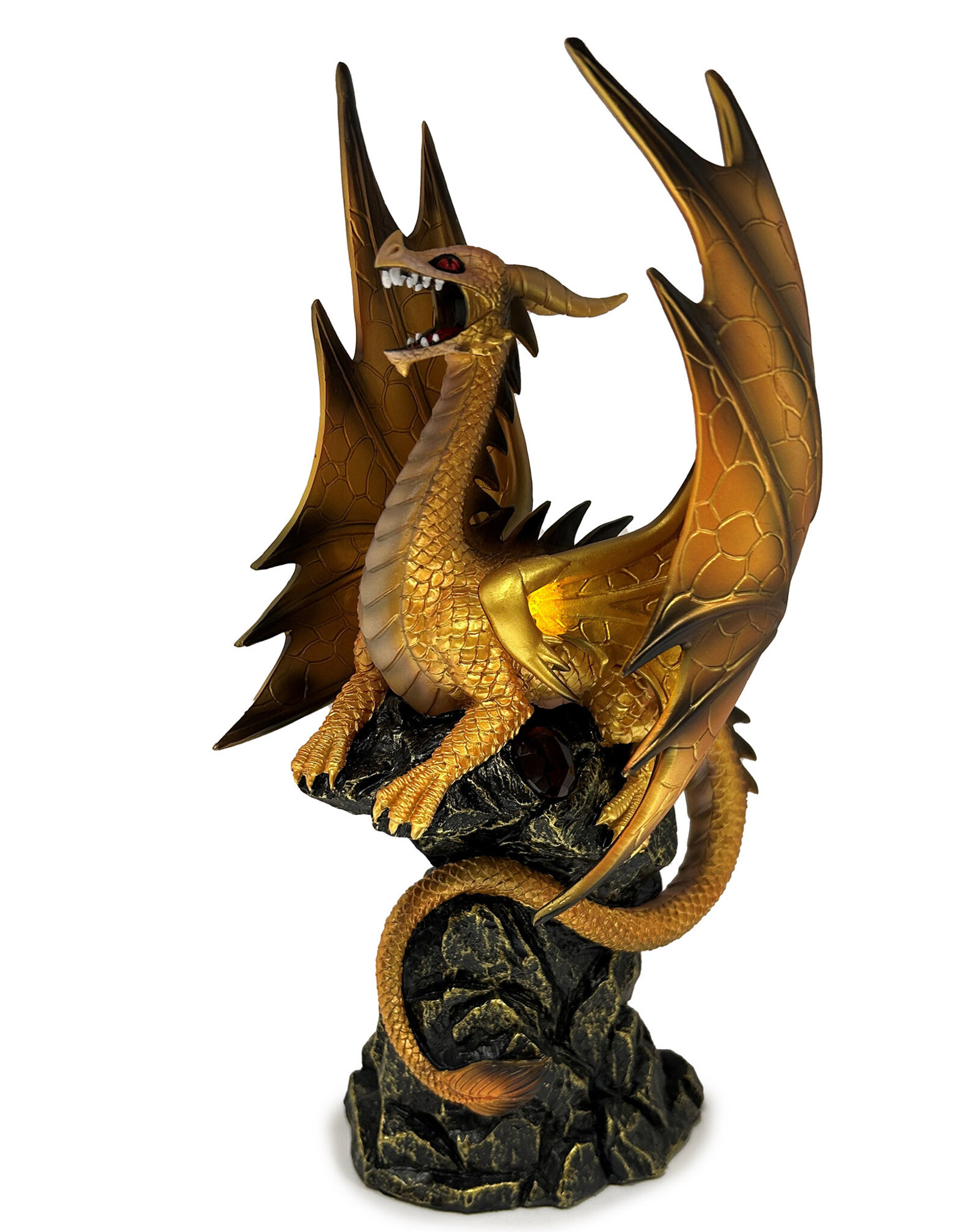 ILLUMINATED DRAGON SCULPTURE