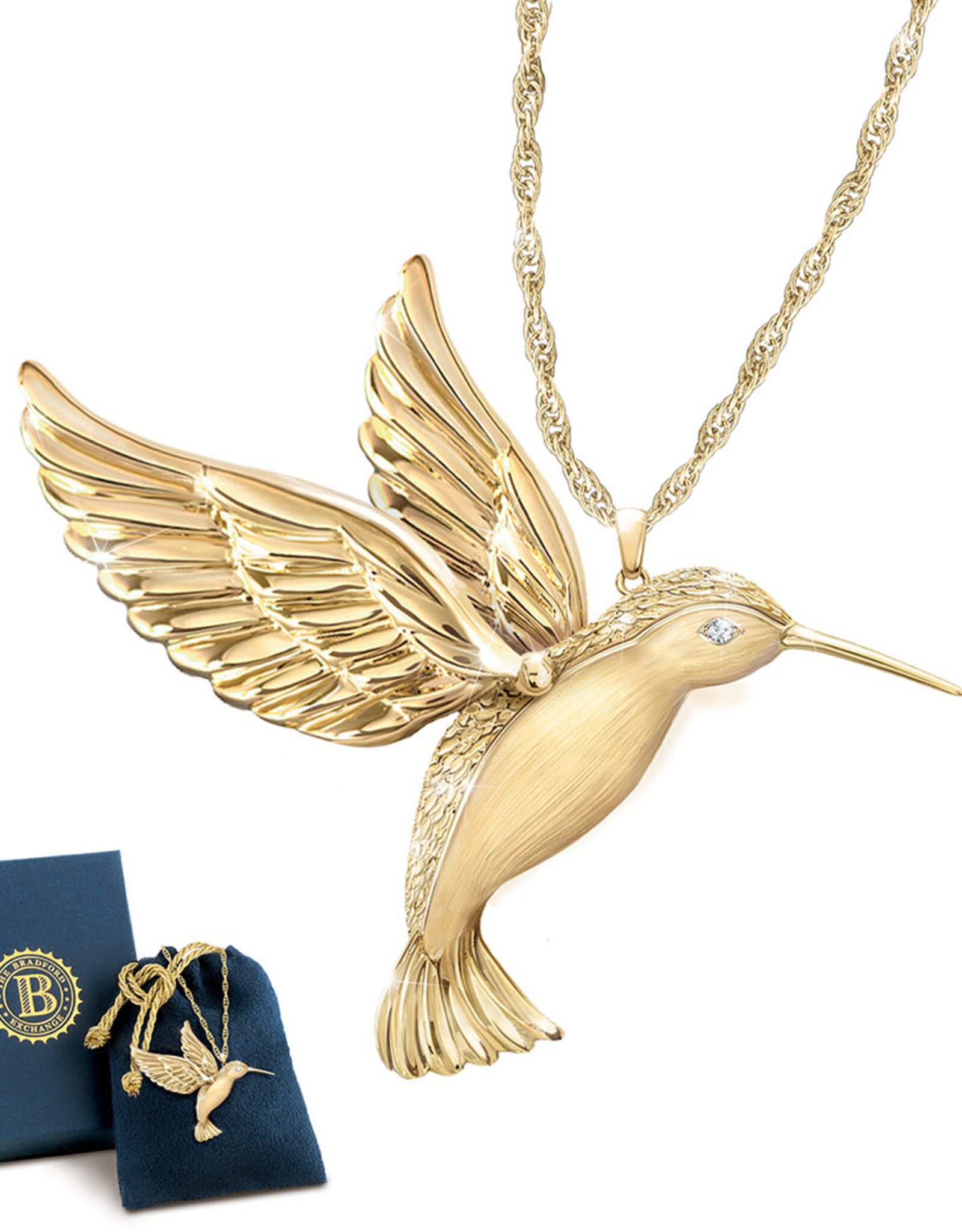 WINGS OF JOY DIAMOND PENDANT