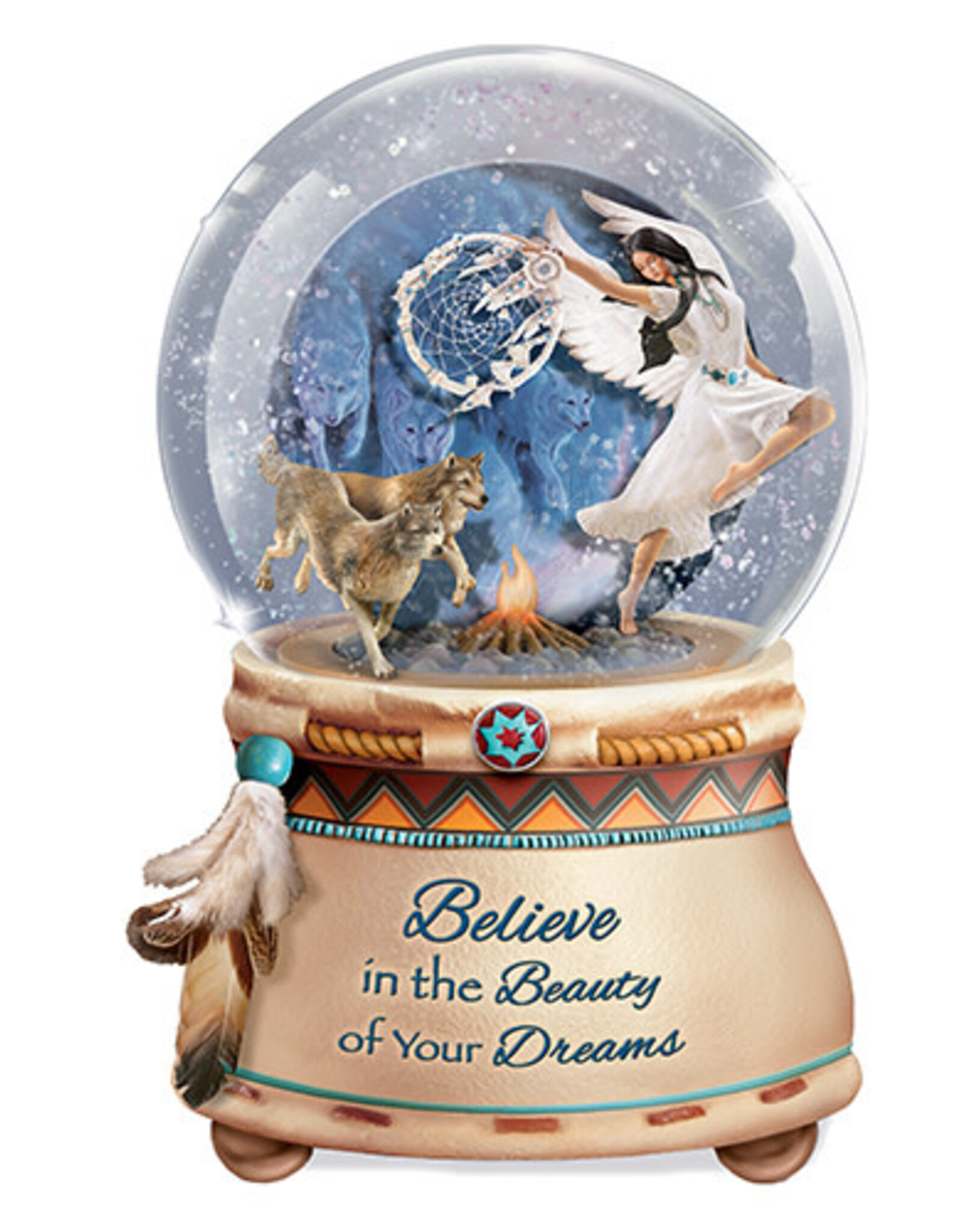 MYSTICAL DREAMS GLITTER GLOBE