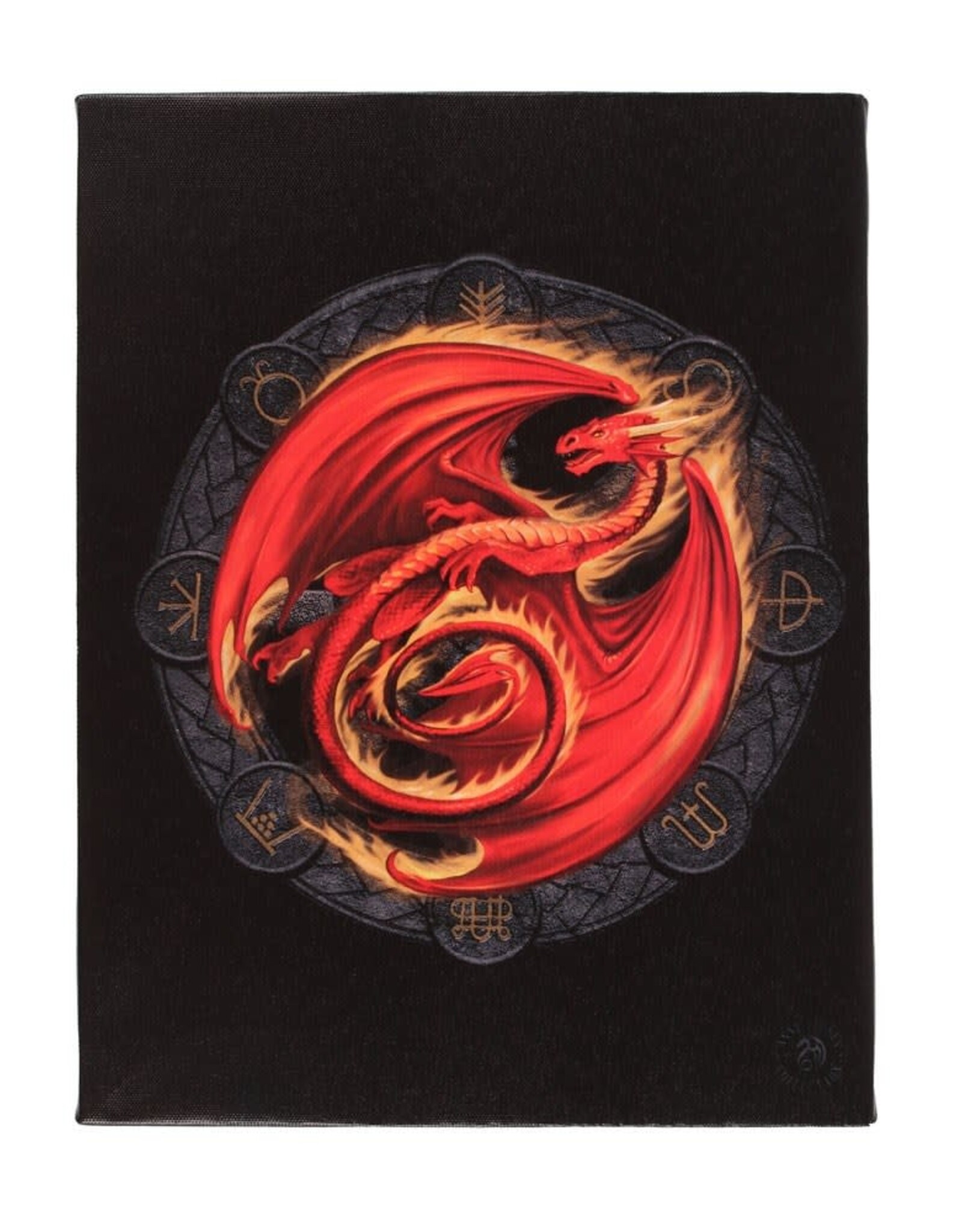 Beltane Dragon Canvas Print 7.5" X 0.5" X 9.8"