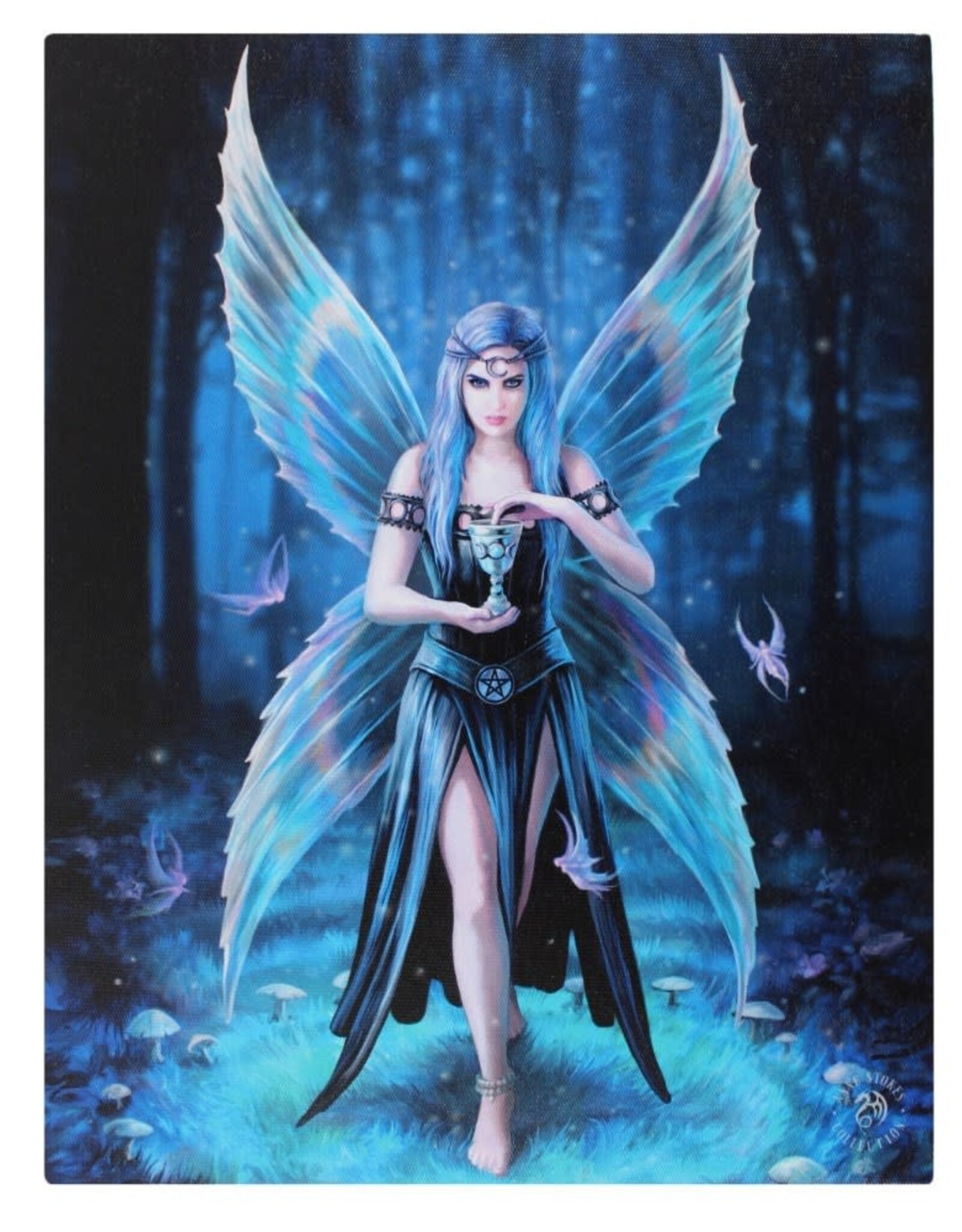 Canvas Print 7.5 x 9.8" Ready to hang Anne Stokes