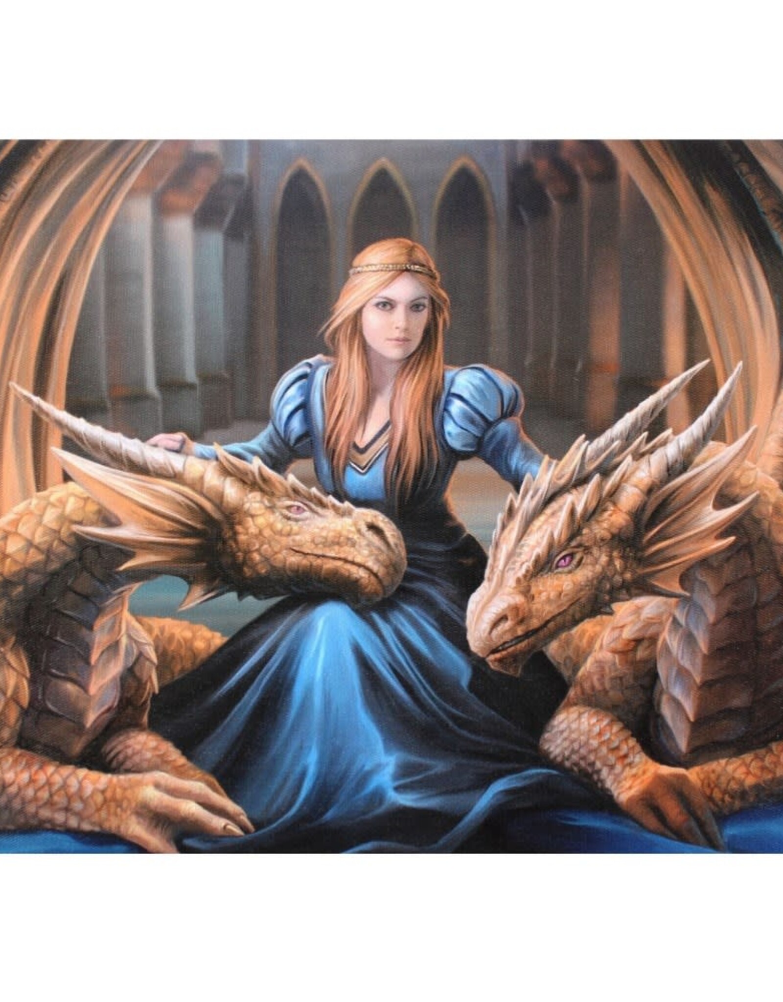 Canvas Print 7.5 x 9.8" Ready to hang Anne Stokes