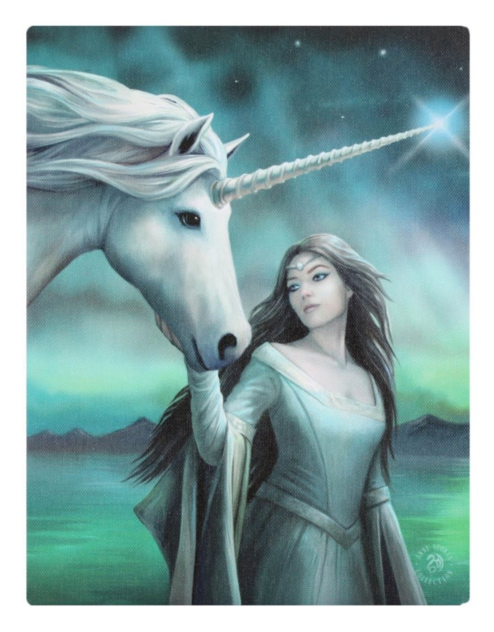 Canvas Print 7.5 x 9.8" Ready to hang Anne Stokes