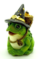 Incense Burner Mystical Frog Backflow 5 x 3"