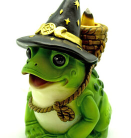 Incense Burner Mystical Frog Backflow 5 x 3"