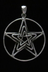 Pendant 3D Pentacle SS
