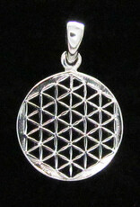 Pendant Flower of Life Open 16.2mm SS