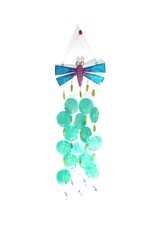 Windchime Dragonfly - Metal and Capiz 15" long