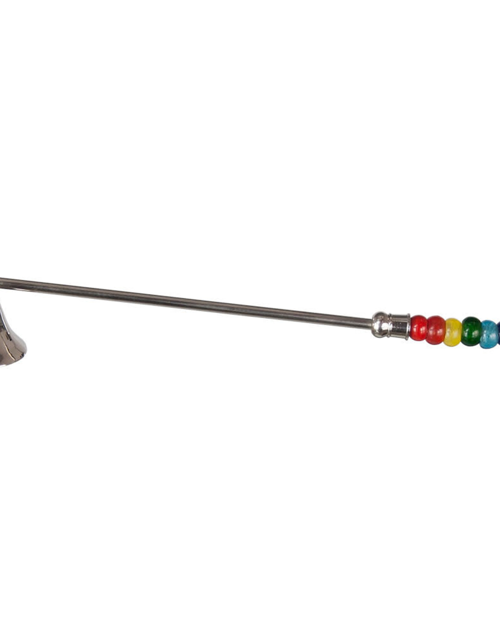CANDLE SNUFFER-CHAKRAS BEADS-11″L