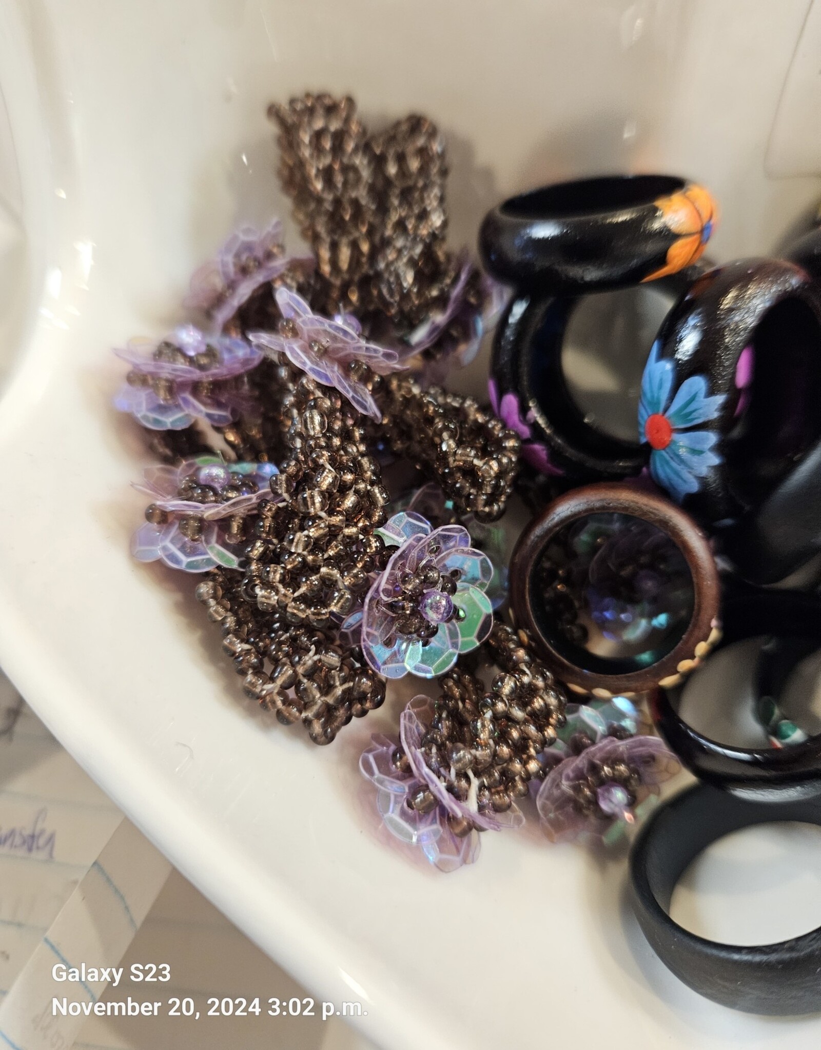Flower Bead Ring