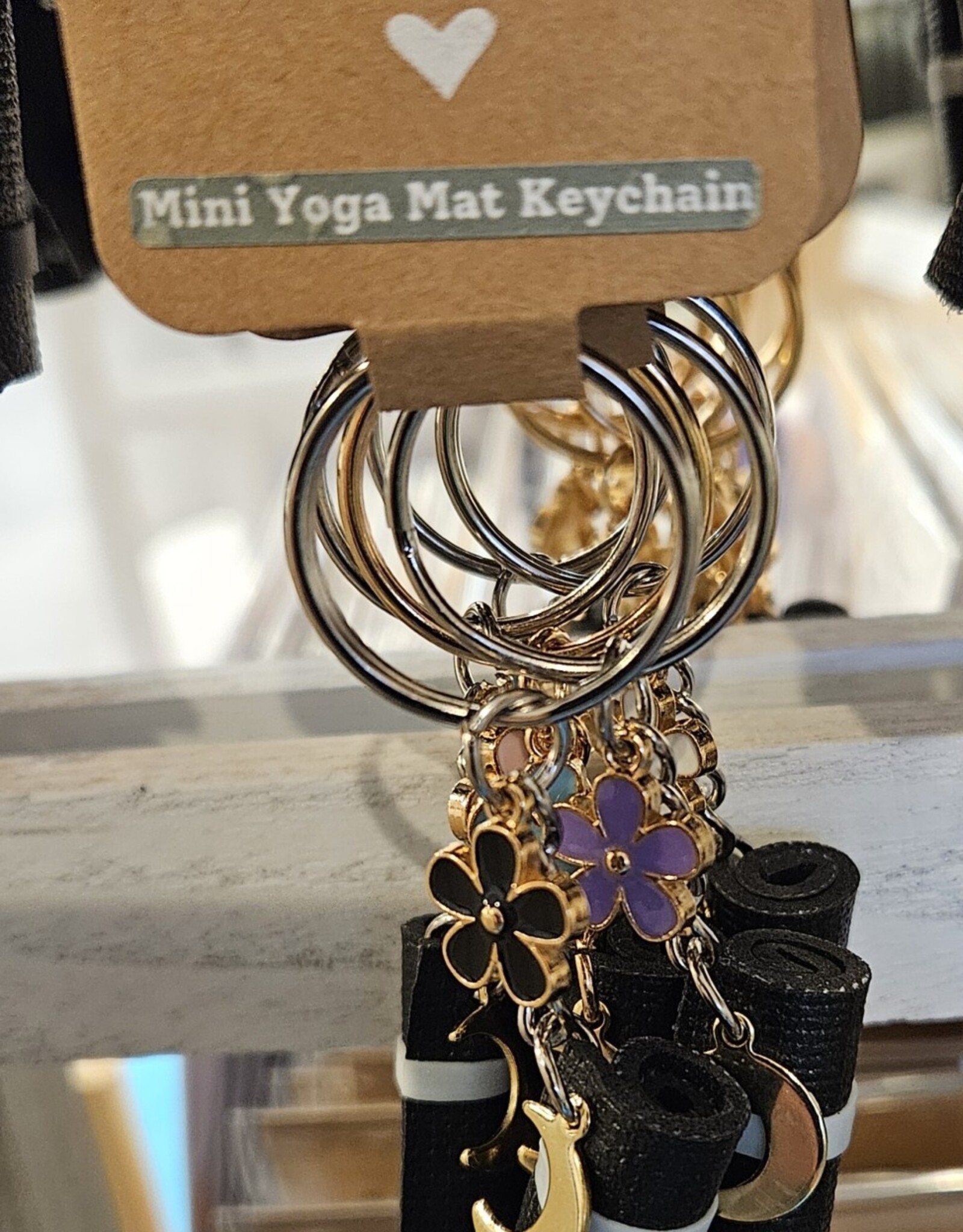 Mini Yoga Keychain - Locally Made