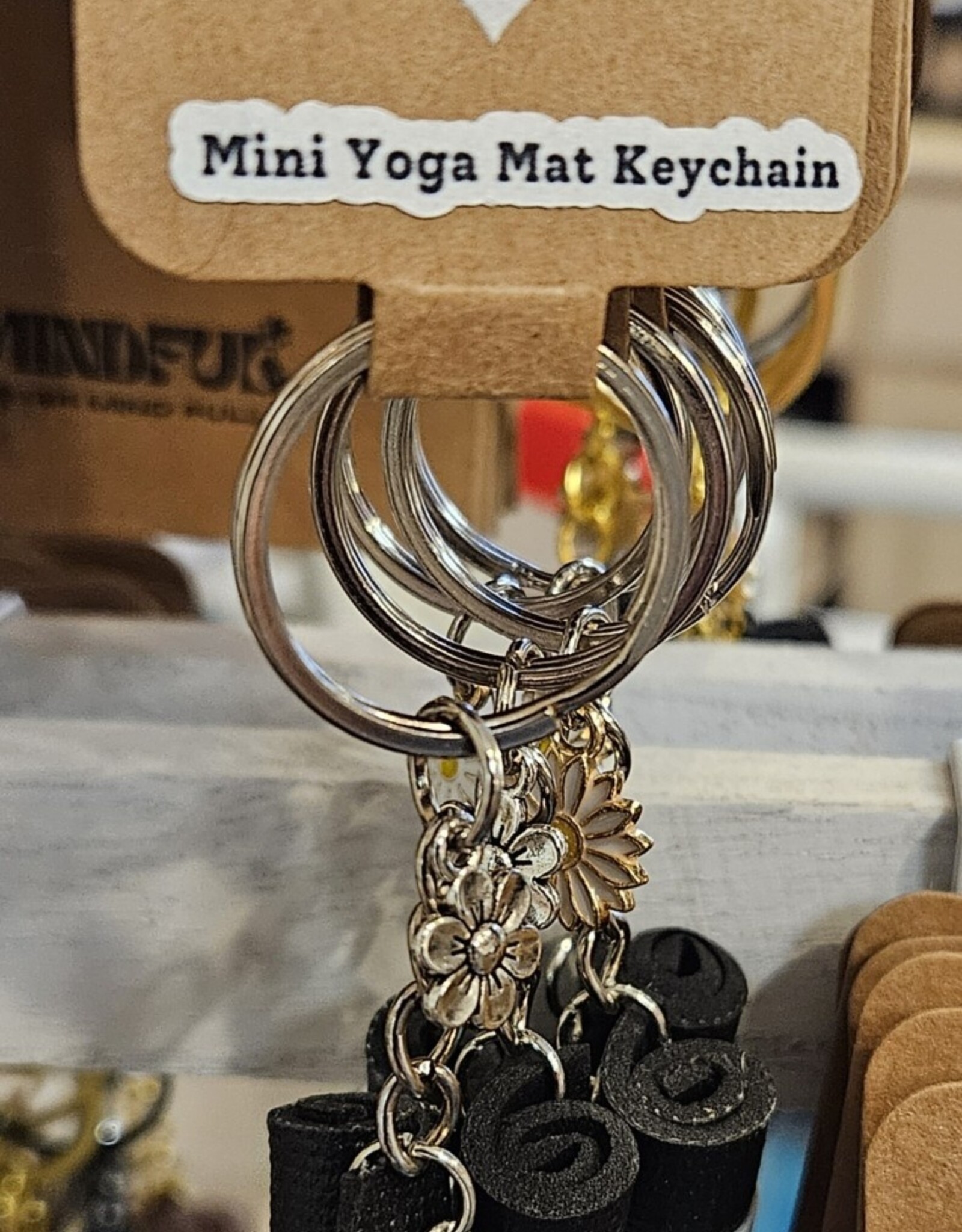 Mini Yoga Keychain - Locally Made