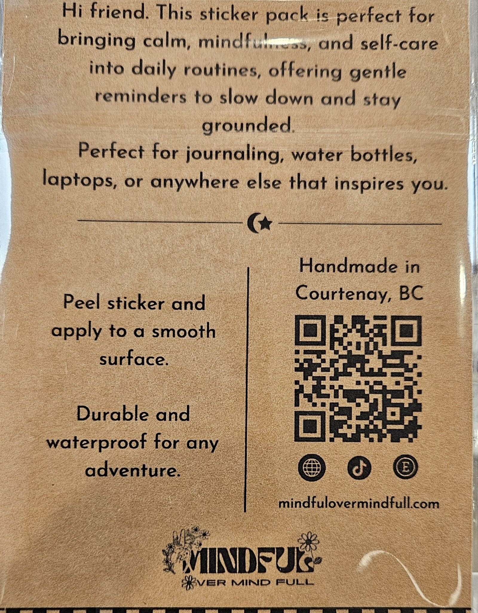 Sticker Pack - Local Creator Mindful Over Mind