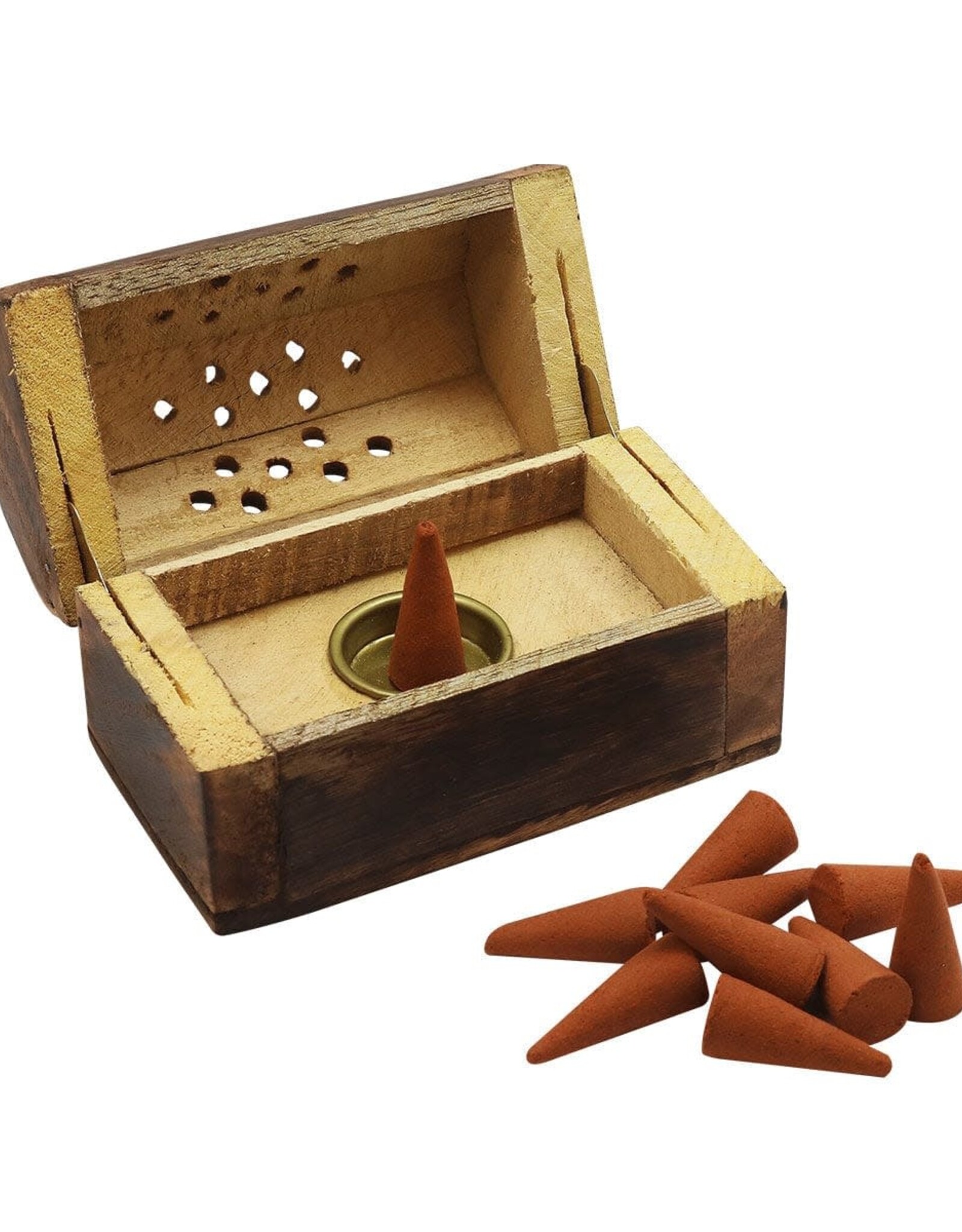 Incense Cones Wooden Gift Set