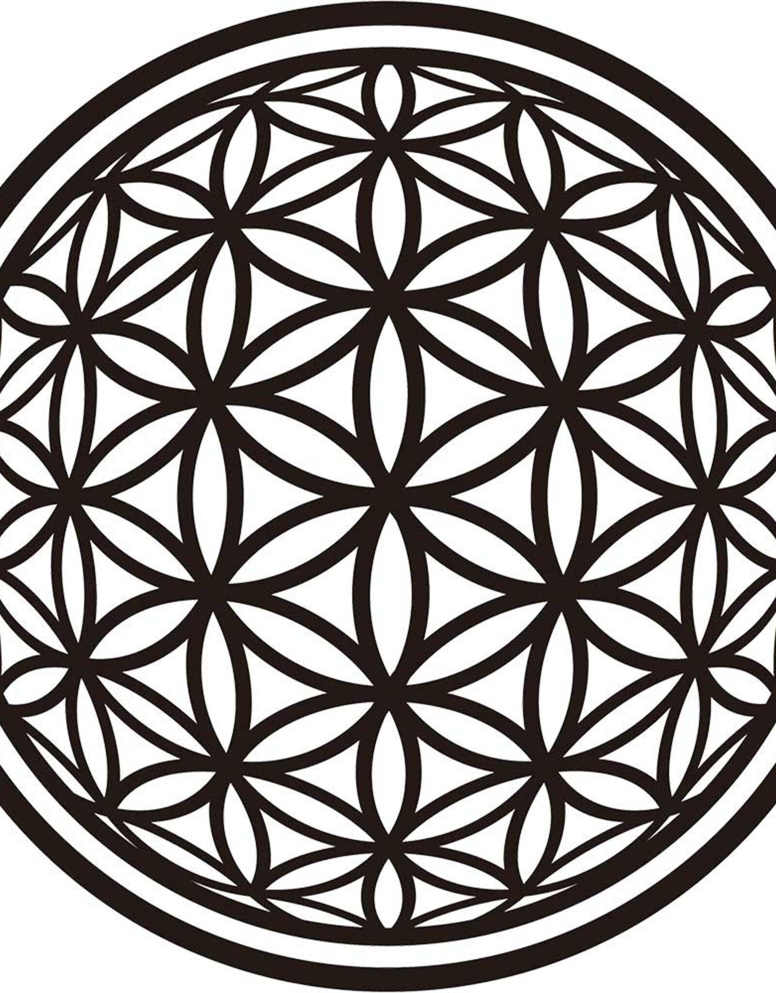 WALL DECAL-FLOWER OF LIFE 22″DIA