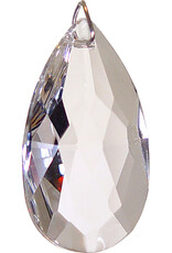 CLEAR CRYSTAL/TEARDROP-50MM