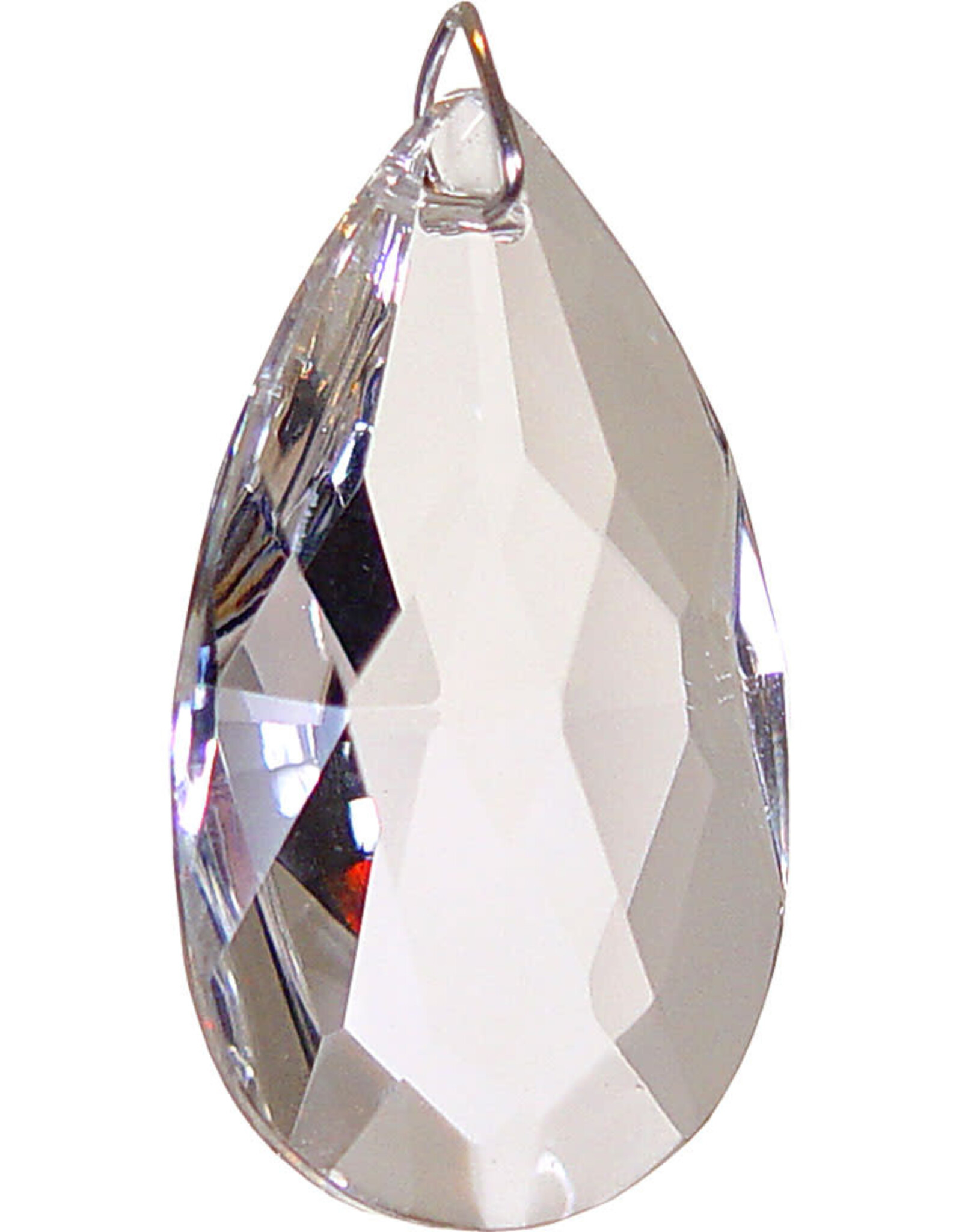 CLEAR CRYSTAL/TEARDROP-50MM