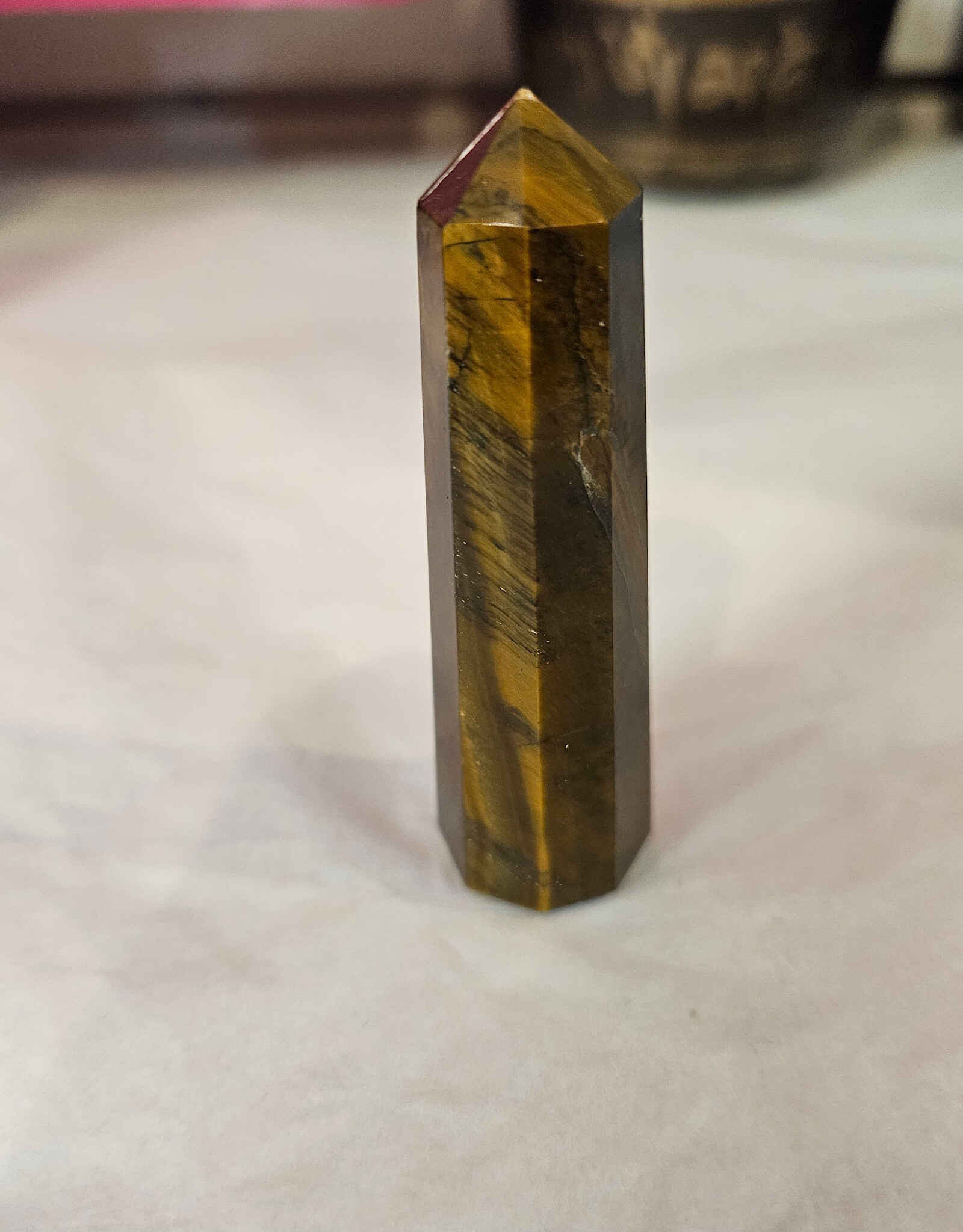 Tiger Eye Obelisk