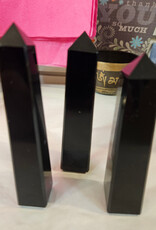 Obsidian Polished Point - large long