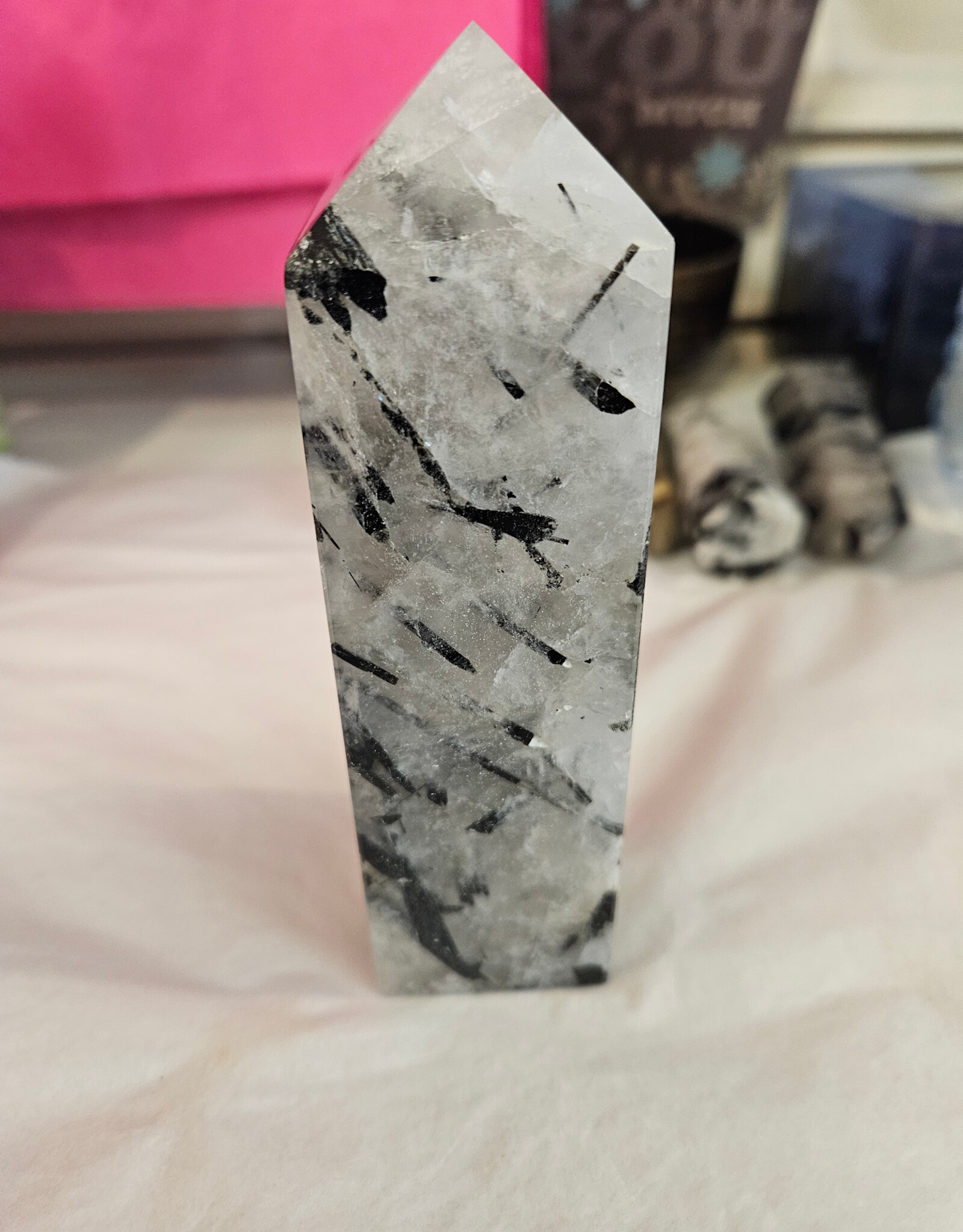 Tourmalinated Quartz Tower