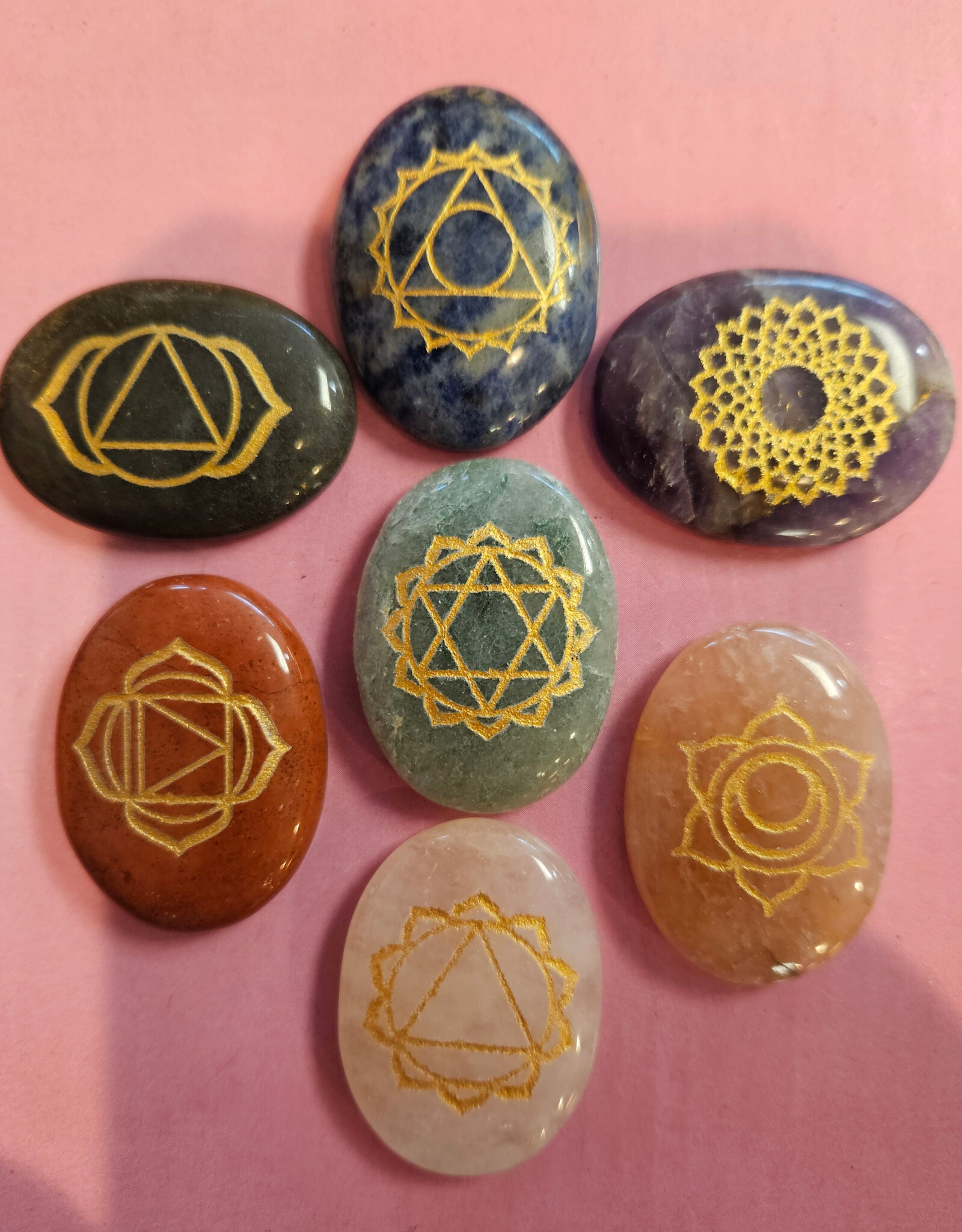 Chakra Thumbstone Set