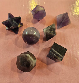 Amethyst Sacred Geometry Set