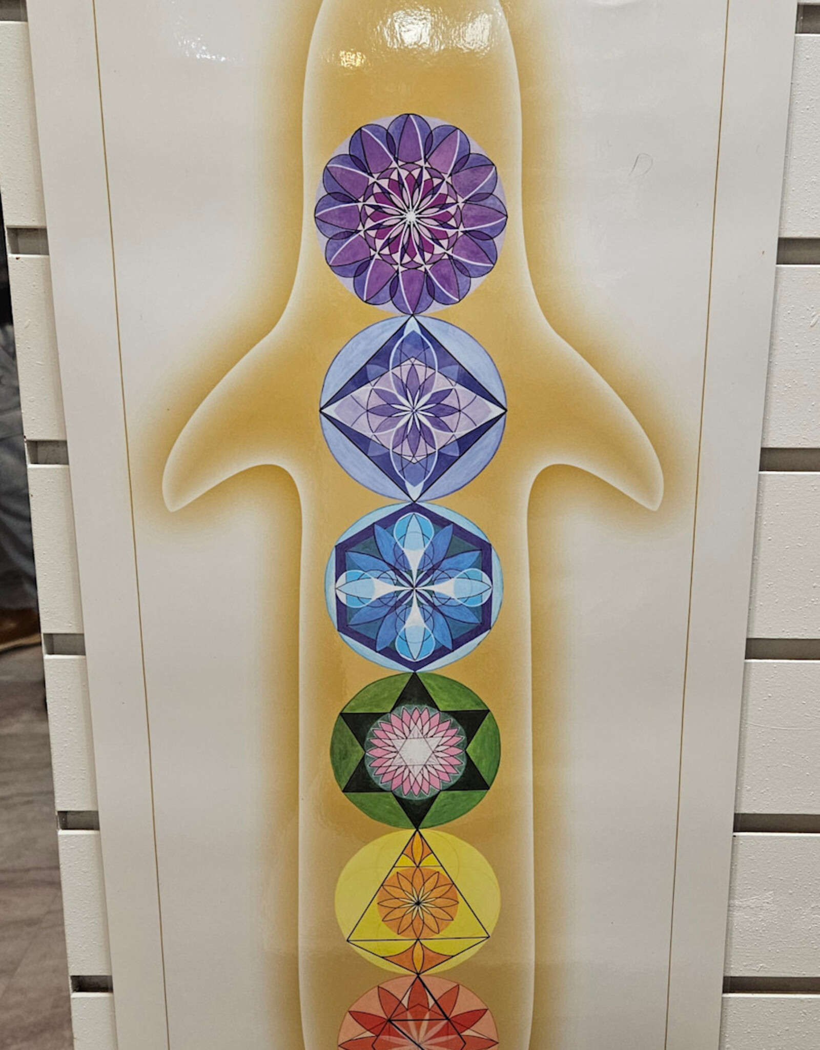 CosmoGram Chakra System Dolphin Poster - Local Author Alexandra