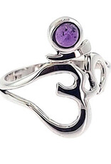 Ohm Amethyst Ring Size 7