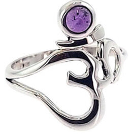 Ohm Amethyst Ring Size 7