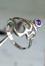 Ohm Amethyst Ring Size 7