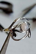 Eye of Horus Moonstone Ring