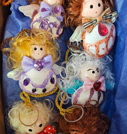 Locally Made Shell Painted Angel - Purplerose Creations