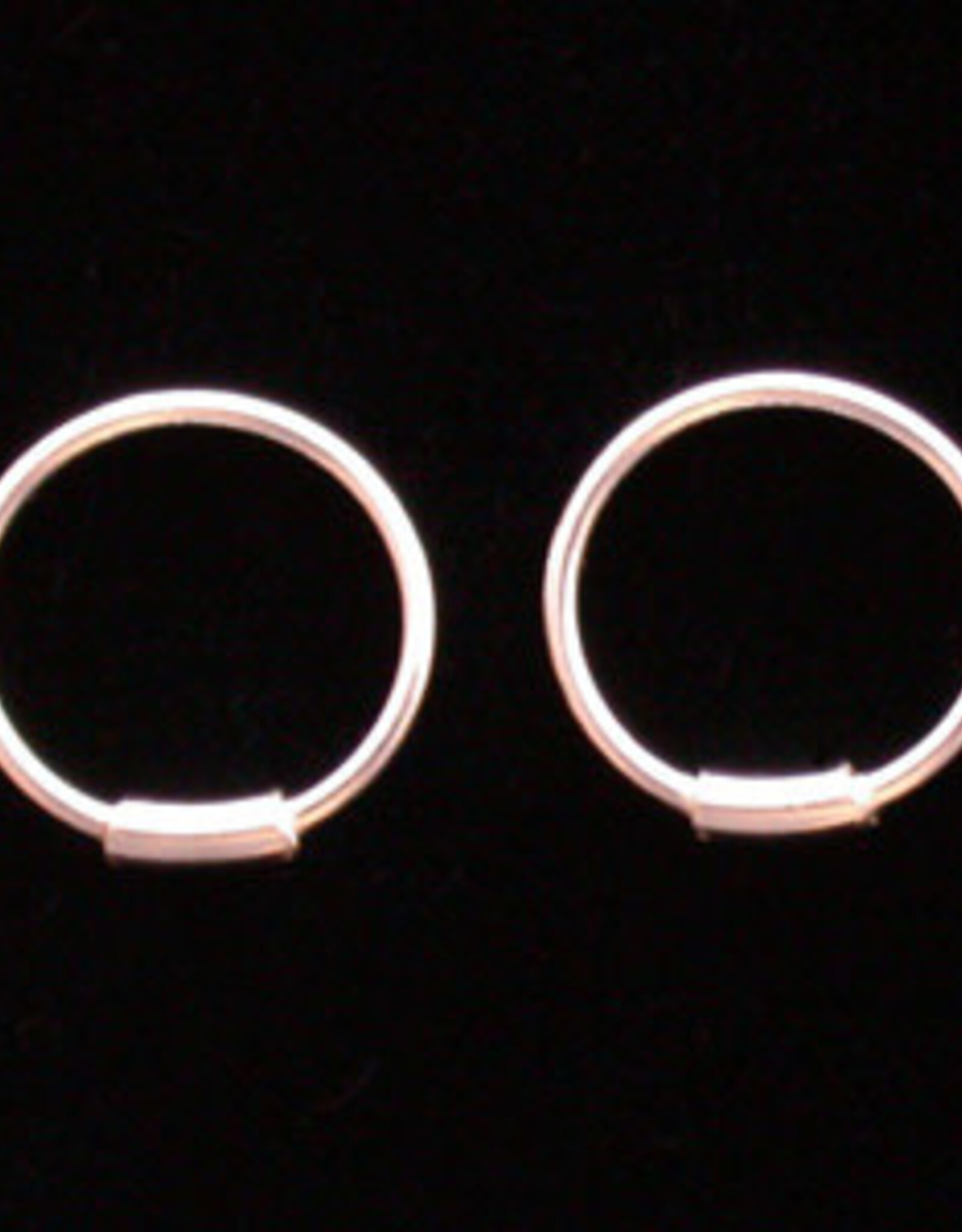 Earring Wire Hoop W/Spring 12Mm SS